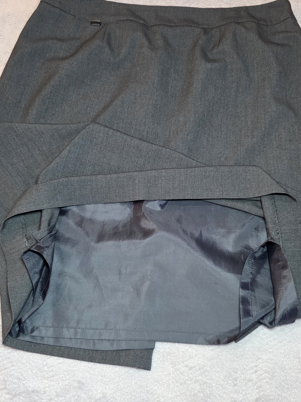 Calvin Klein Pencil Skirt Women's 14W Gray - Picture 6 of 11